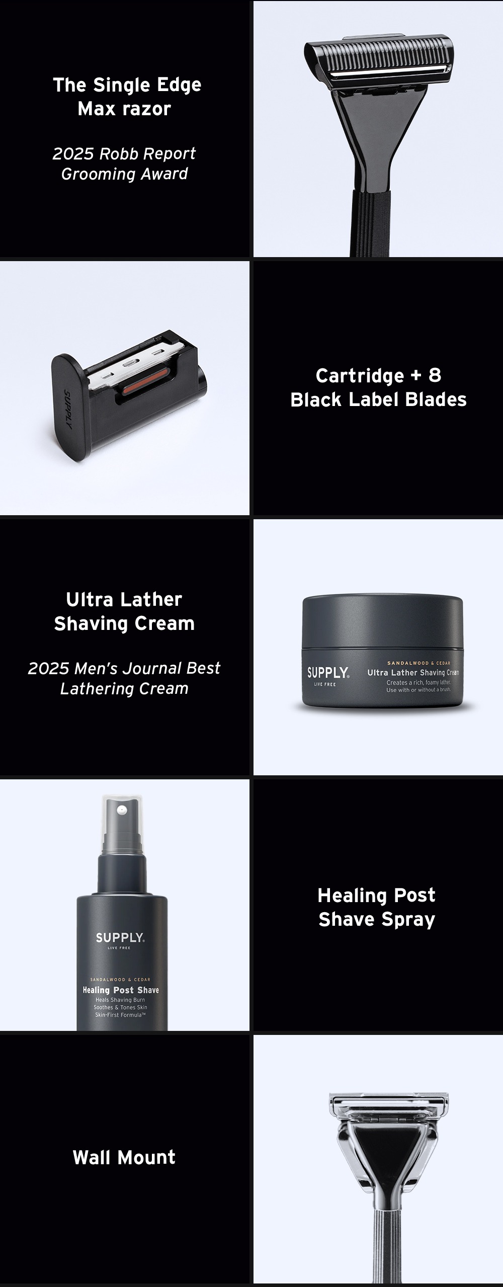 The Single edge max razor. 