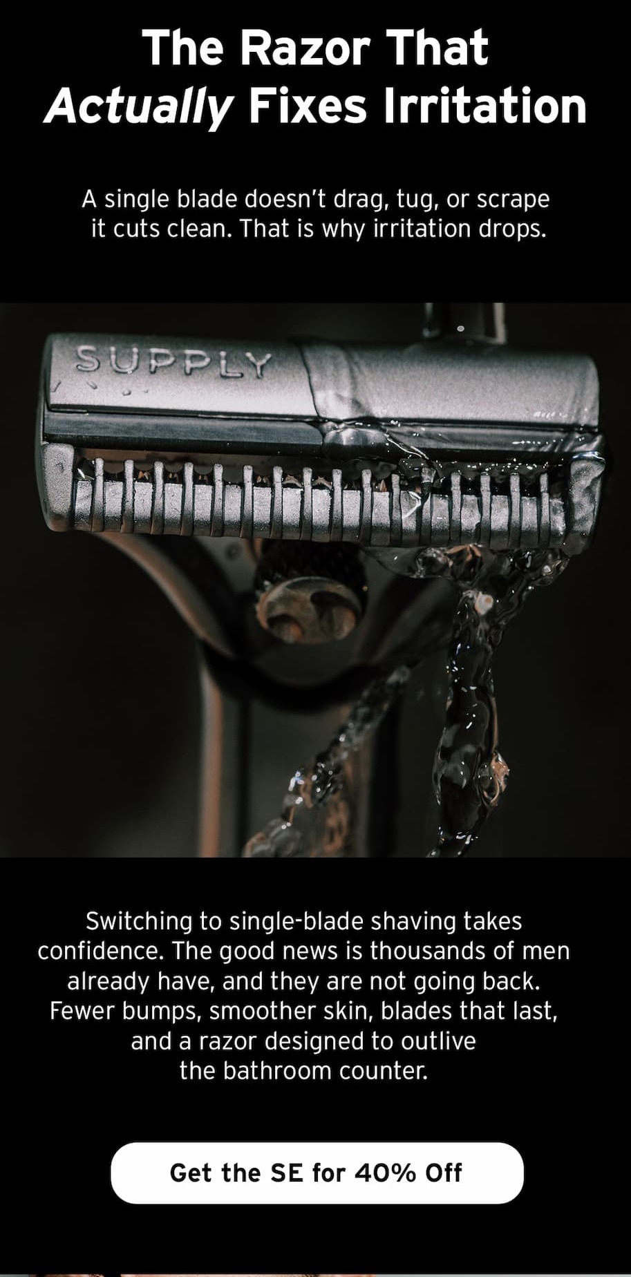 The Razor that Actually Fixes Irritation