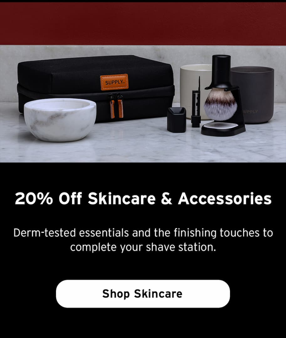 20% off skincare & Accessories
