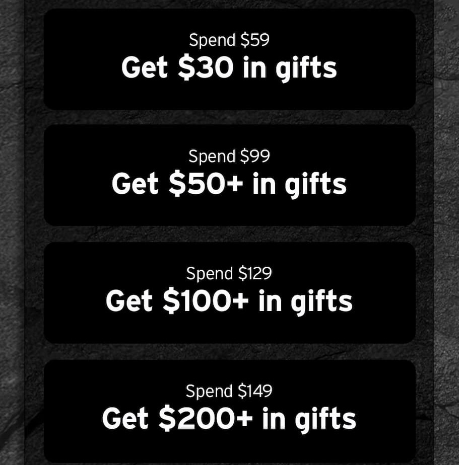 Spend $59, get $30