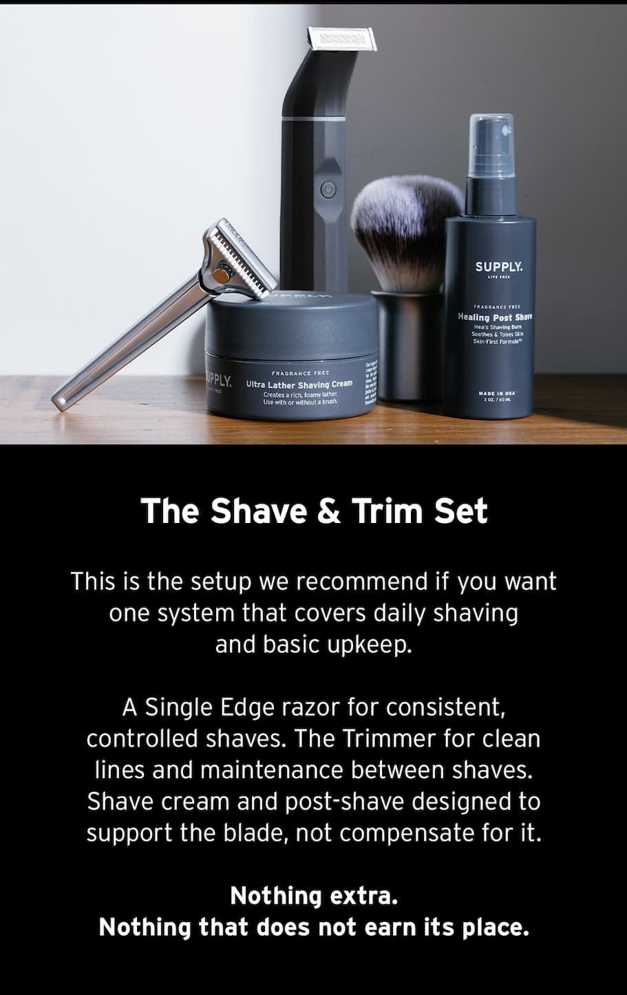 The shave & trim set