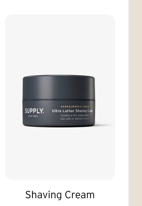 SUPPLY Shaving Cream