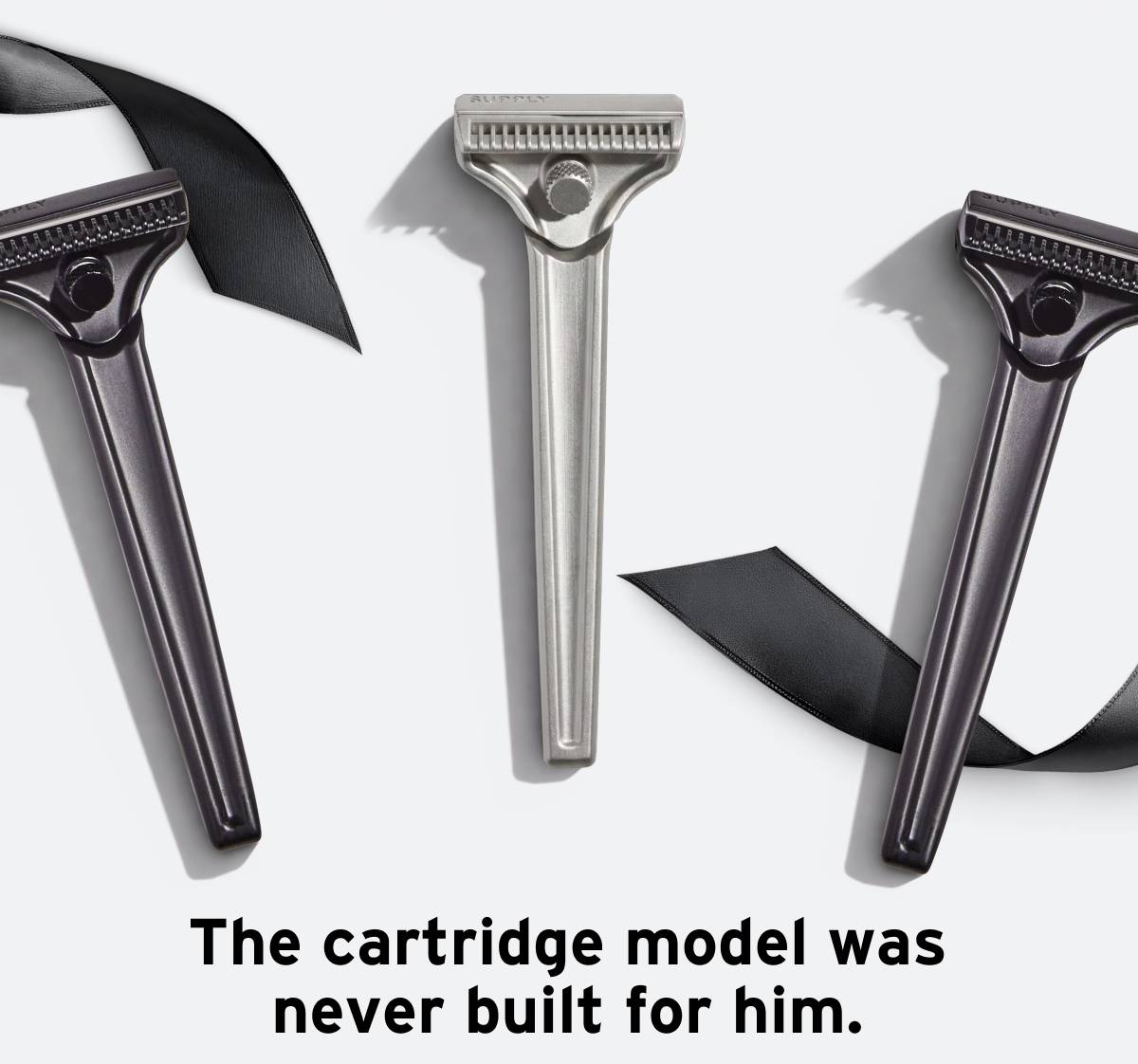 The cartridge model was never built for him.