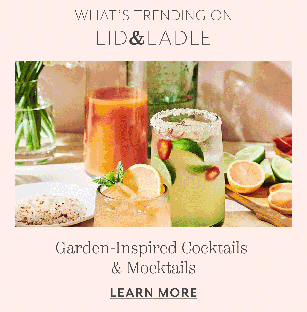 10 Garden-Inspired Cocktails and Mocktails