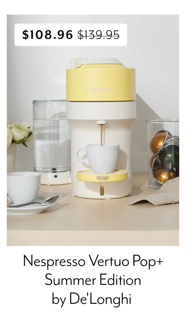 Nespresso Vertuo Pop+ Summer Limited Edition by De'Longhi