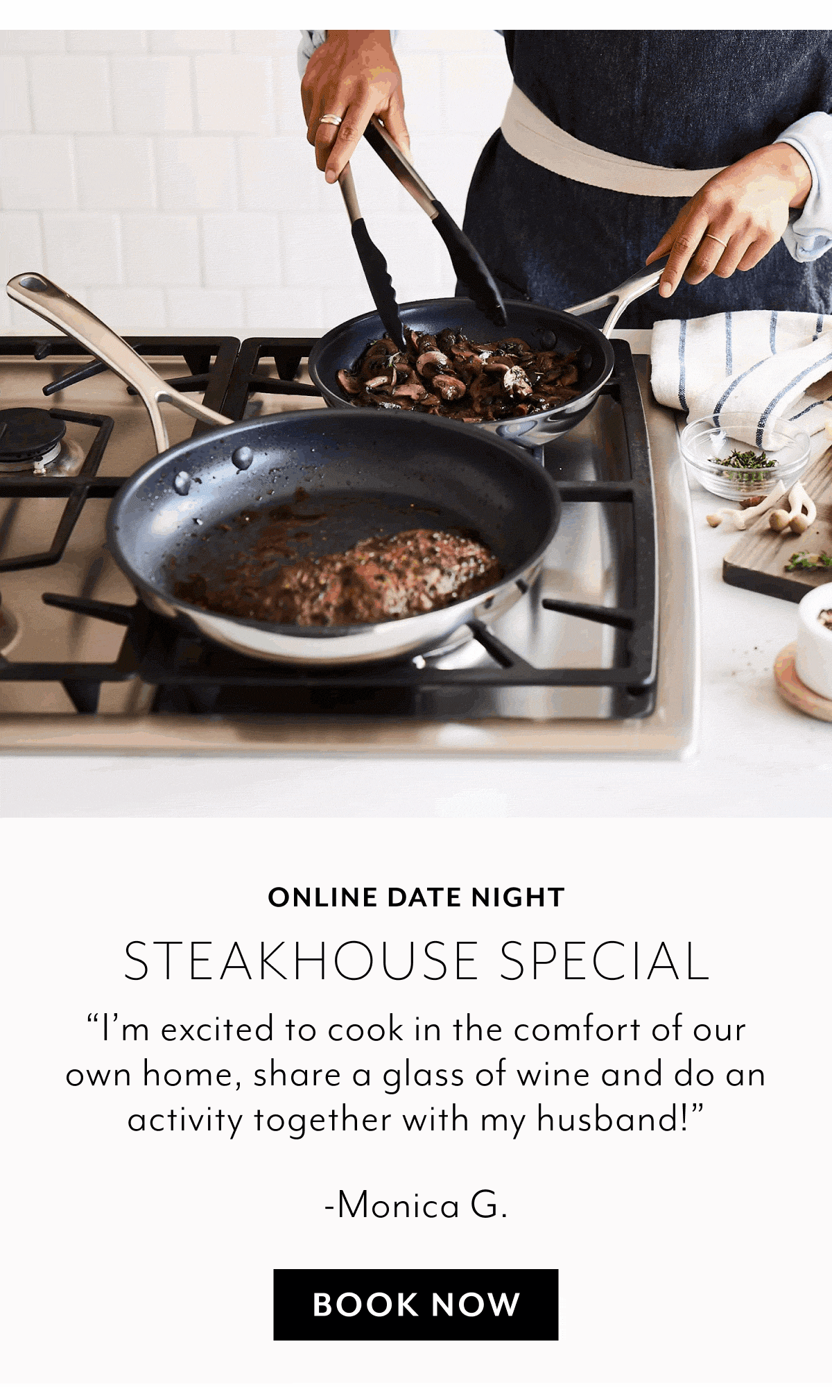 Online Date Night: Steakhouse Special (Eastern Time)