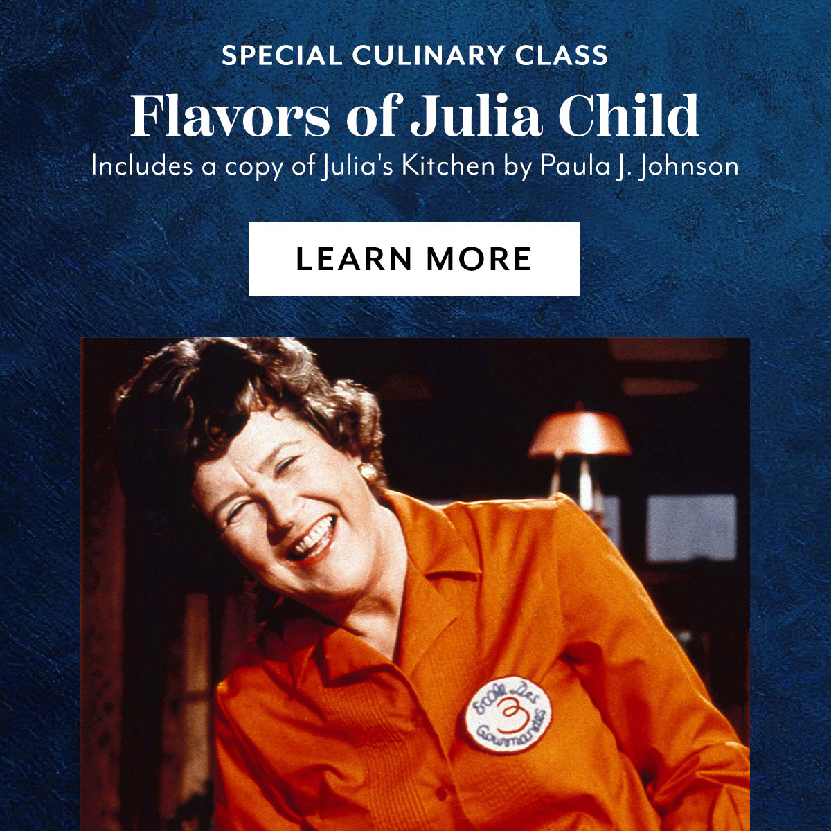 Flavors of Julia Child + Julia Child's Kitchen Book