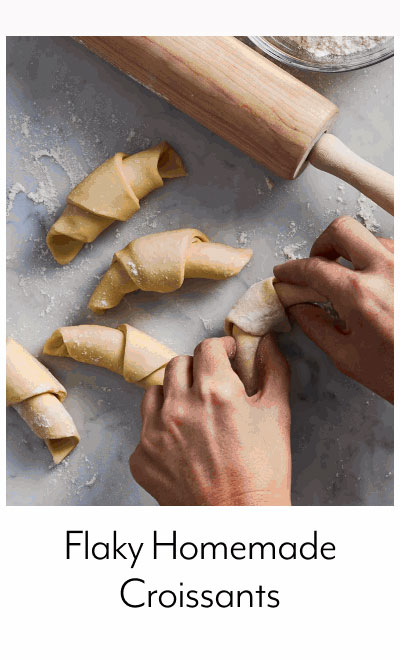 Flaky Homemade Croissants