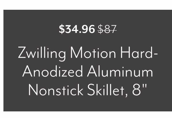 Zwilling Motion Hard-Anodized Aluminum Nonstick Skillets