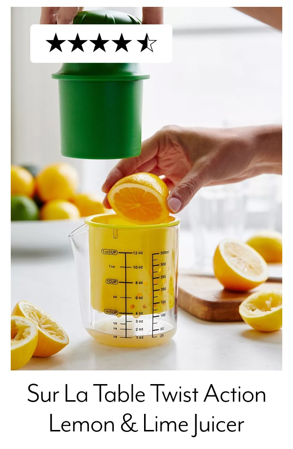 Sur La Table Twist Action Lemon & Lime Juicer
