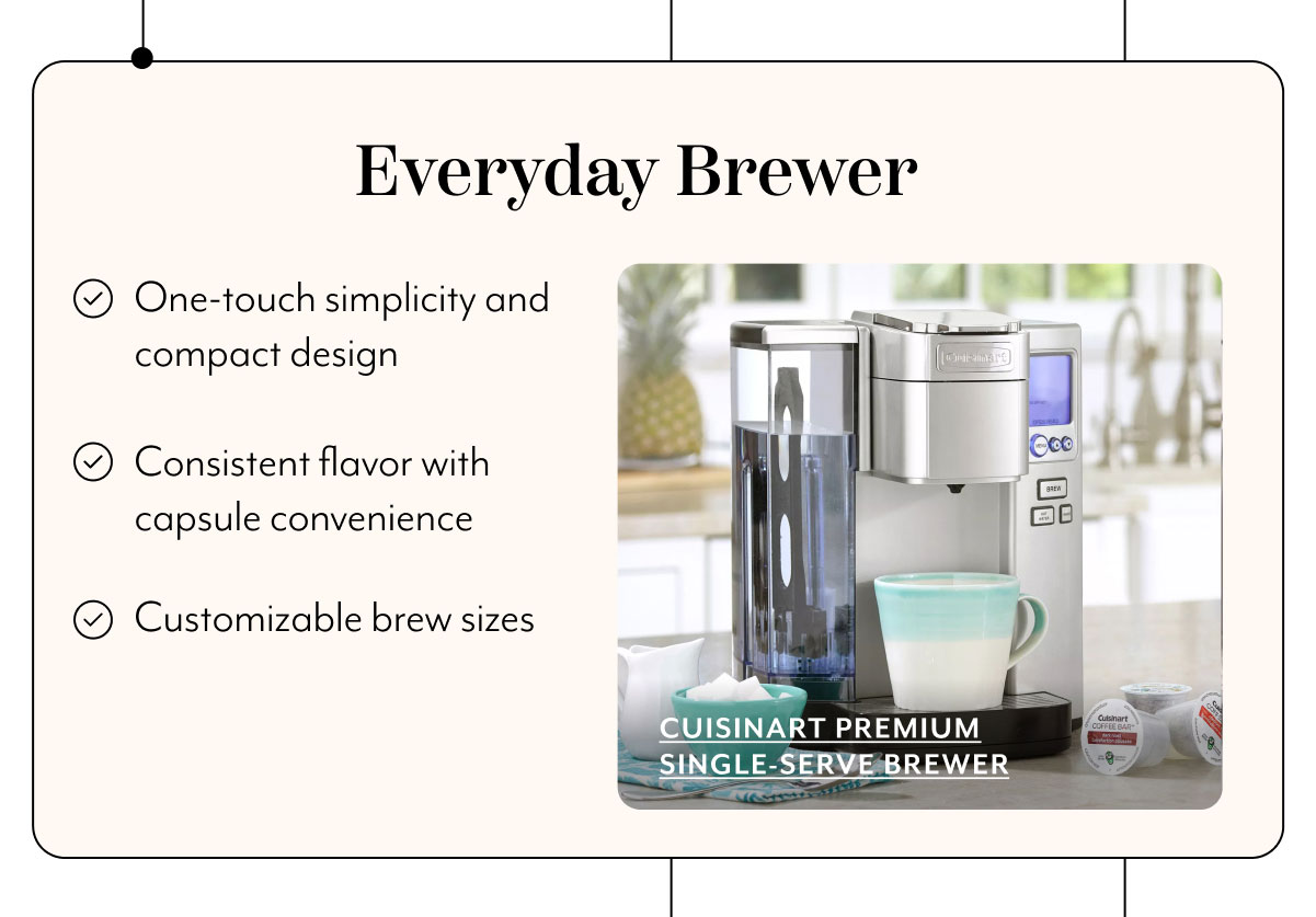 Cuisinart Premium Single-Serve Brewer