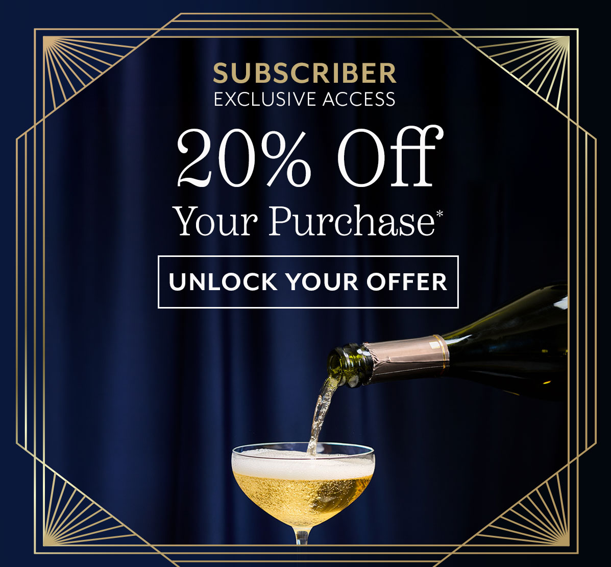 20 percent off purchase