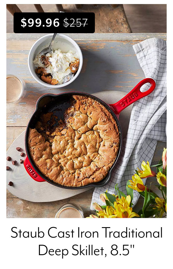Staub Cast Iron Traditional Deep Skillet