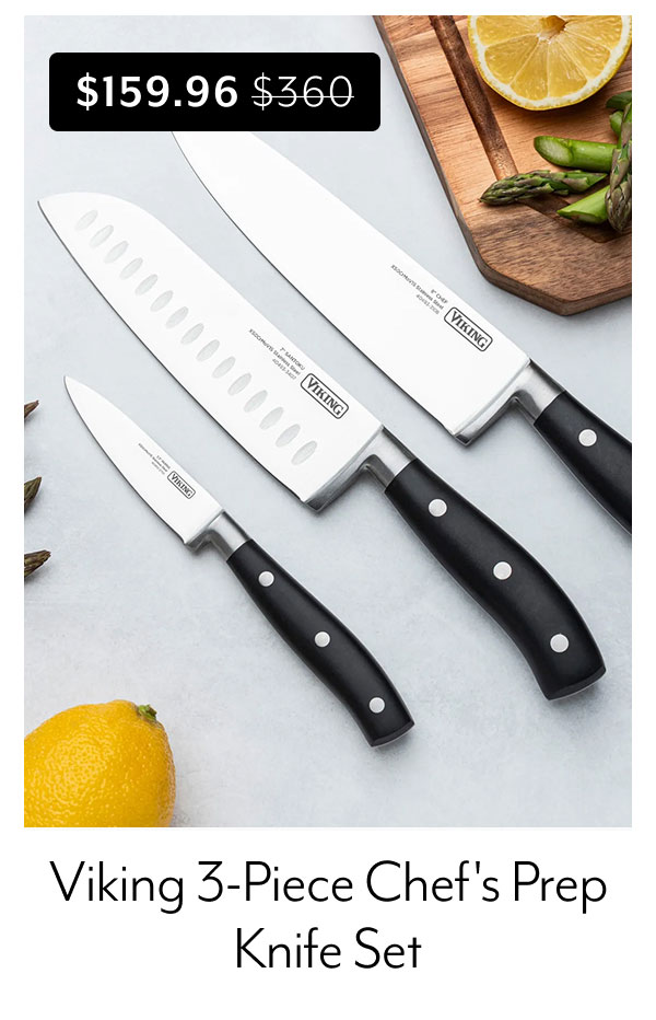 Viking 3-Piece Chef's Prep Knife Set