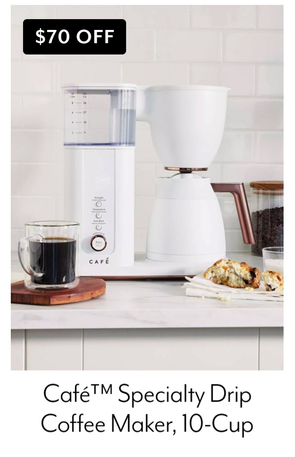 Café™ Specialty Drip Coffee Maker, 10-Cup