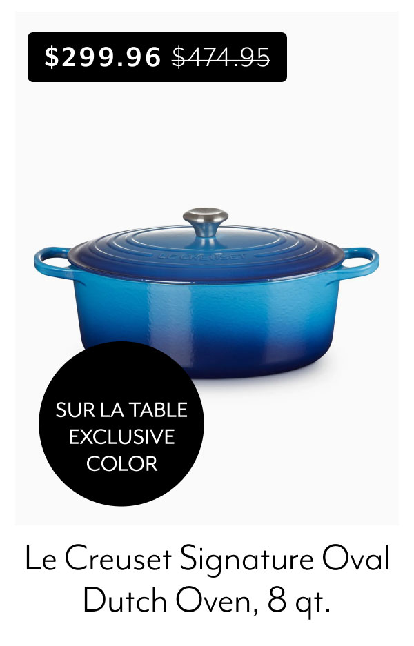 Le Creuset Signature Oval Dutch Oven