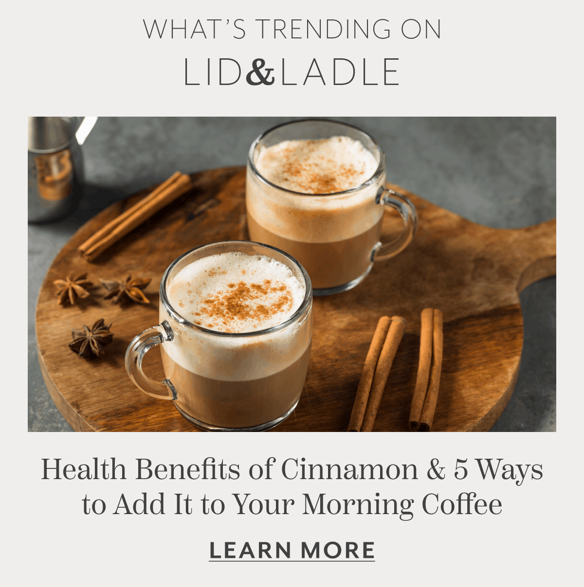 Health Benefits of Cinnamon & How to Add It to Your Morning Coffee