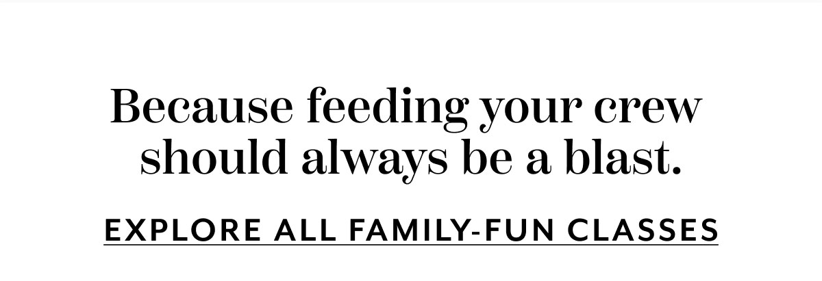 Family Fun Cooking Classes