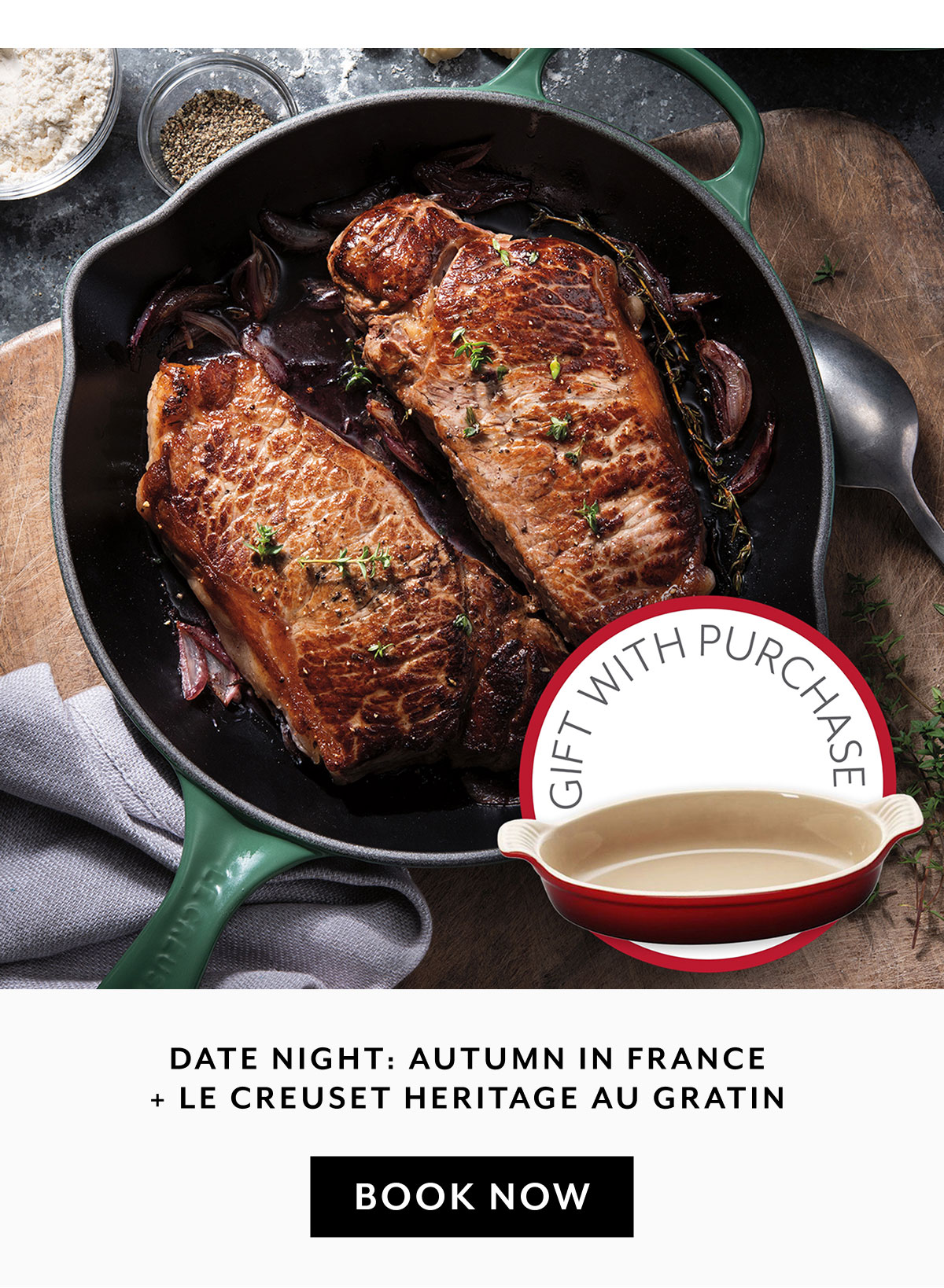 Date Night: Autumn in France with Le Creuset