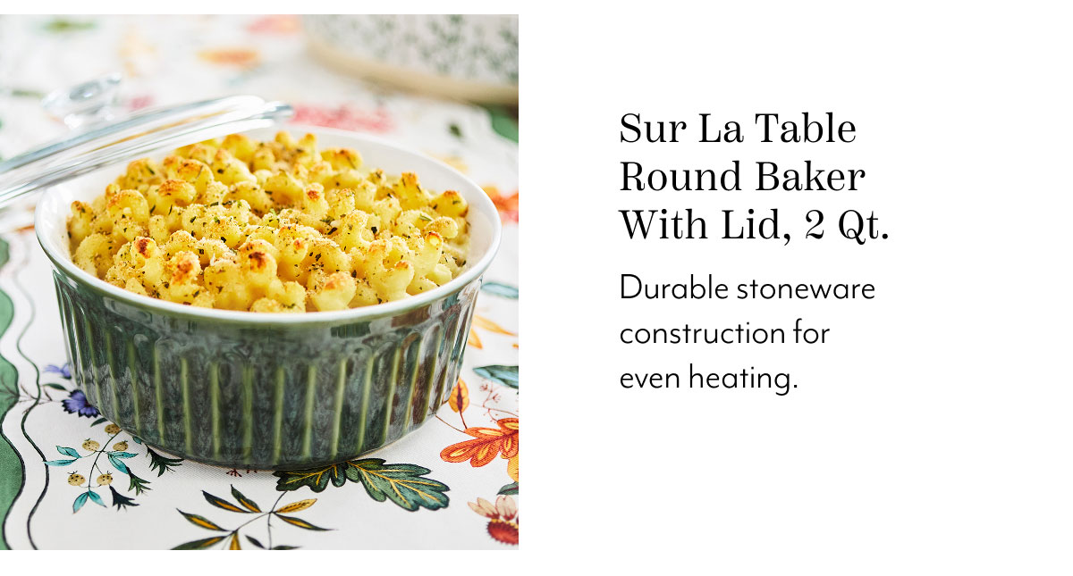 Sur La Table Round Baker with Lid