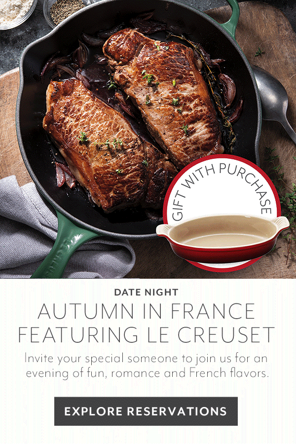 Date Night: Autumn in France with Le Creuset