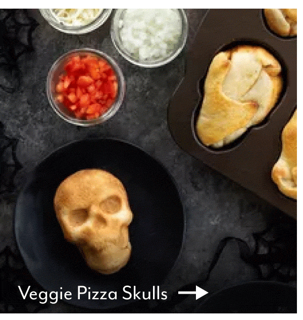 Veggie Pizza Skulls