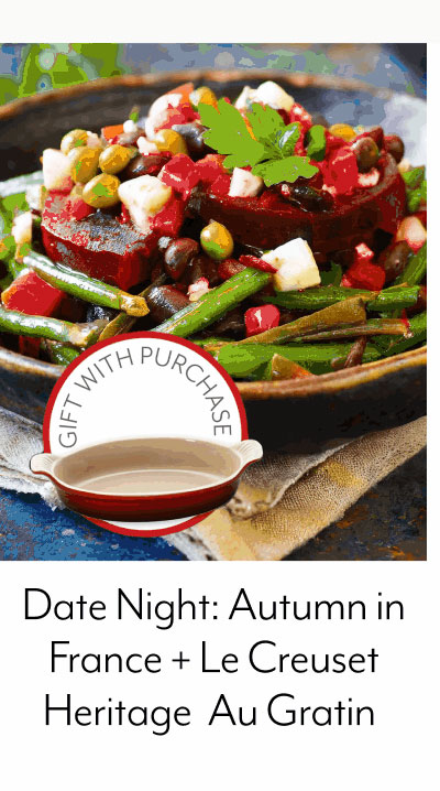 Date Night: Autumn in France + Le Creuset Heritage Au Gratin