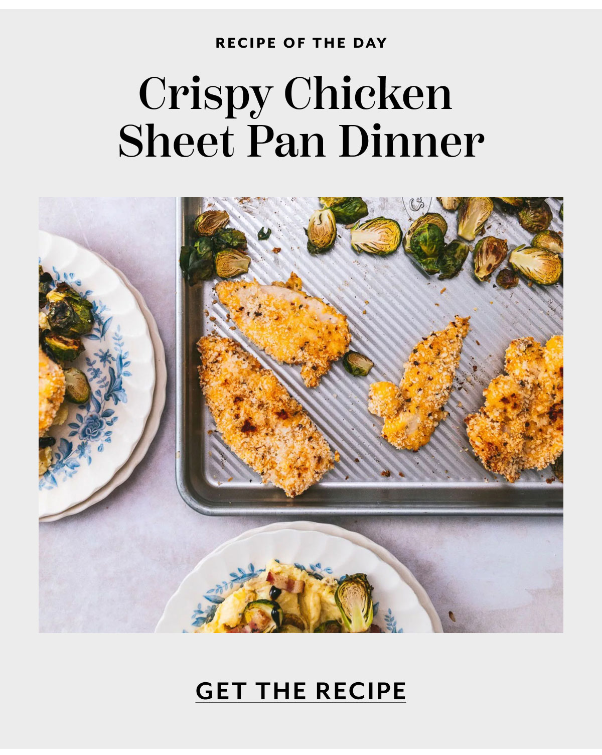 Crispy Chicken Sheet Pan Dinner