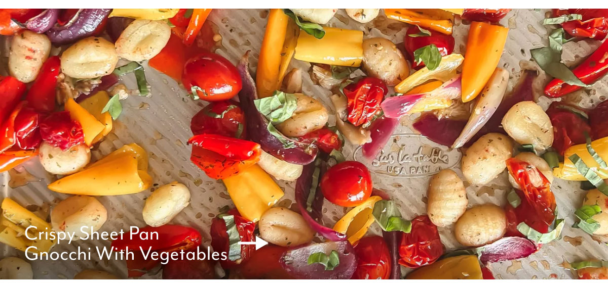 Crispy Sheet Pan Gnocchi With Vegetables