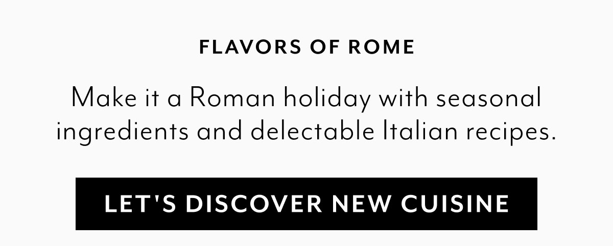 Flavors of Rome