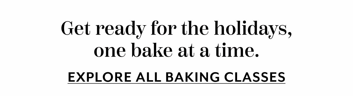 Baking Classes 