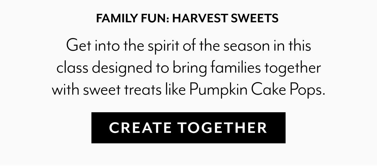 Family Fun: Harvest Sweets