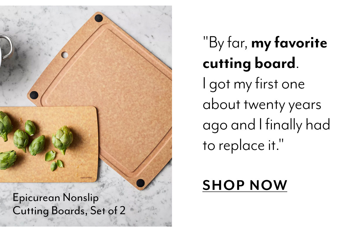 Epicurean Nonslip Cutting Boards, Set of 2