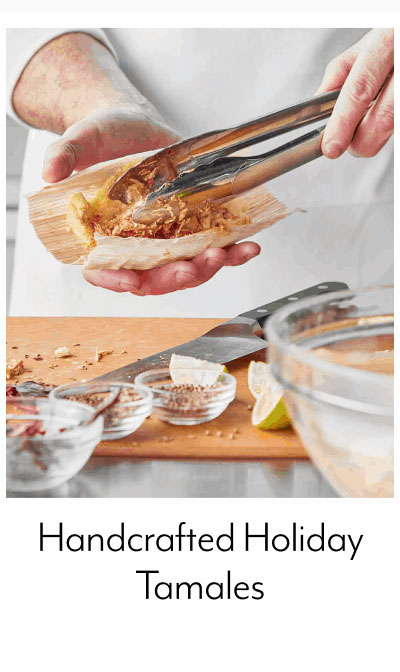 Handcrafted Holiday Tamales