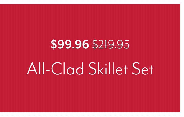 All-Clad HA1 Expert Nonstick 3-Piece Skillet Set
