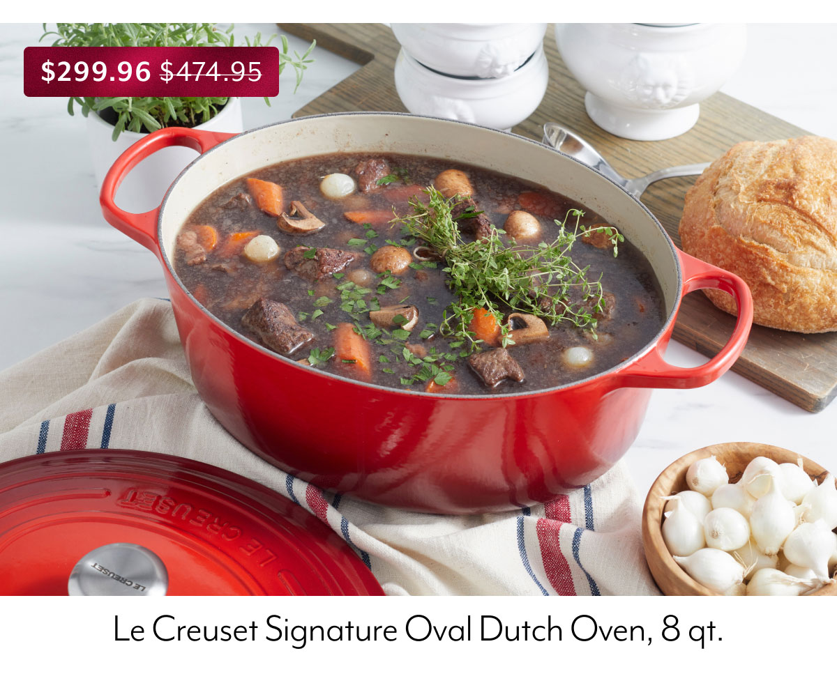 Le Creuset Signature Oval Dutch Oven, 8 qt.