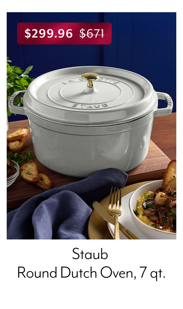 Staub Round Dutch Oven, 7 qt.