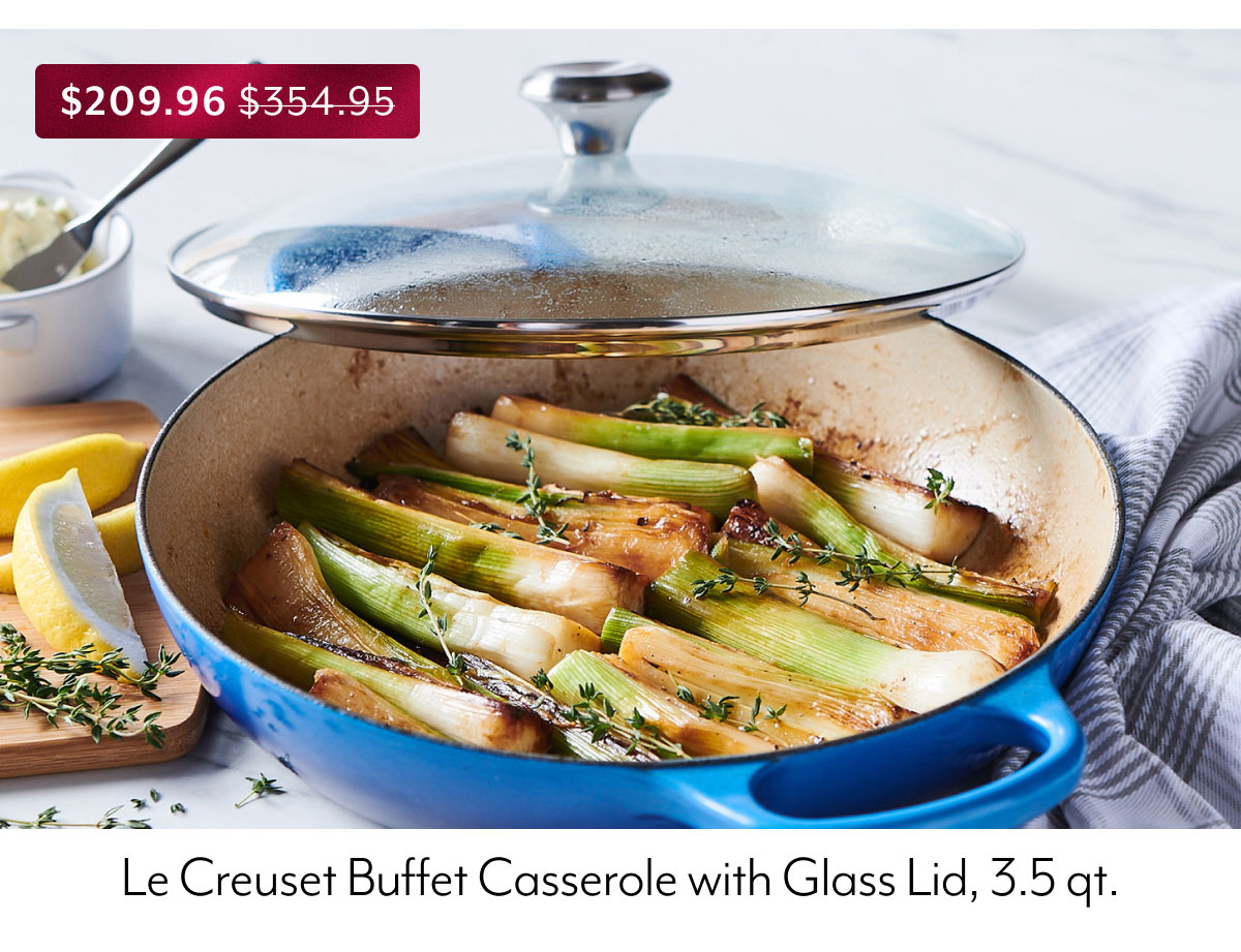 Le Creuset Buffet Casserole with Glass Lid, 3.5 qt.
