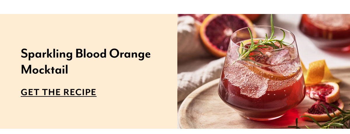 Sparkling Blood Orange Mocktail
