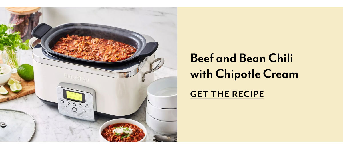 Beef and Bean Chili with Chipotle Cream