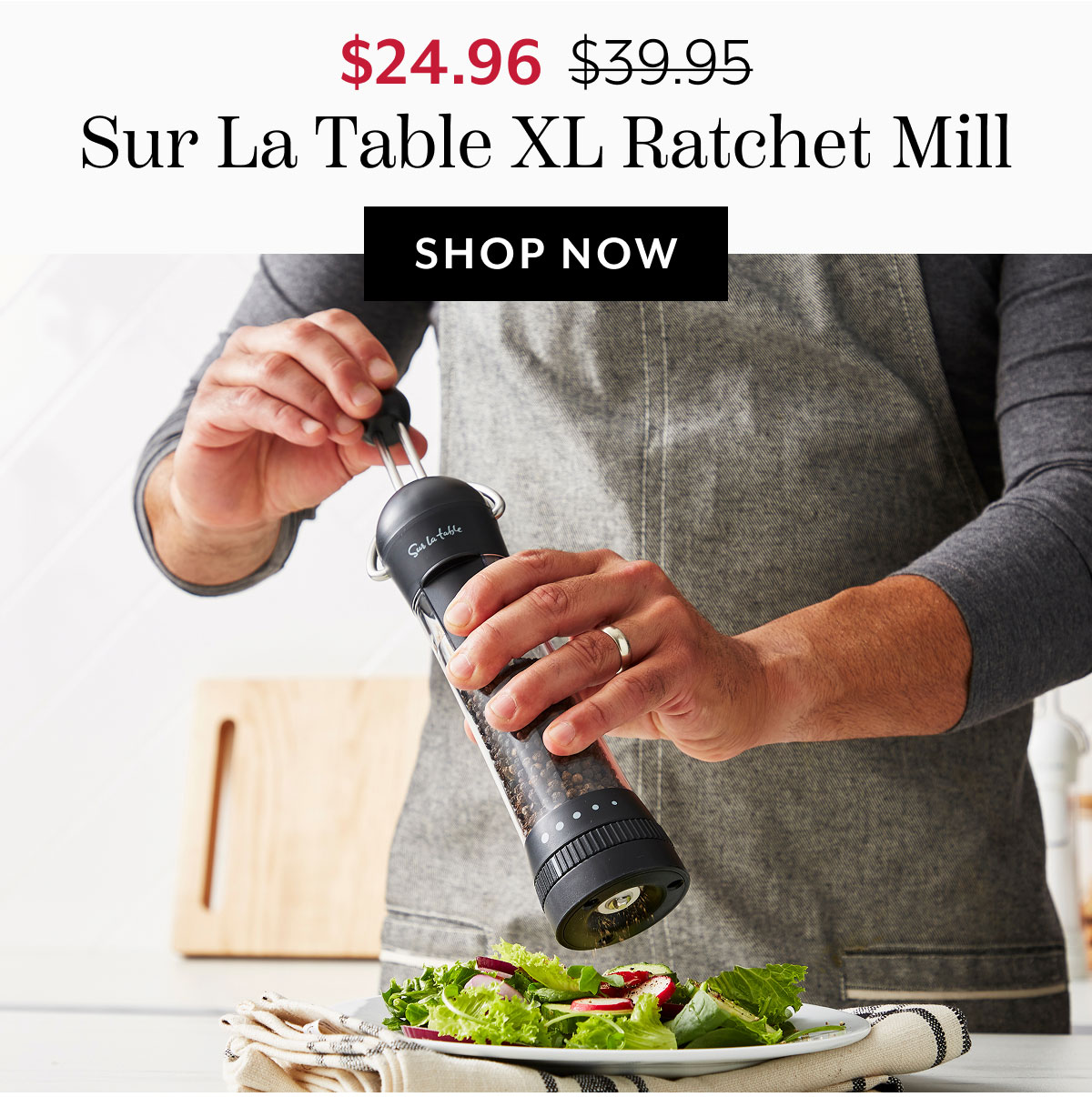 Sur La Table XL Ratchet Mill