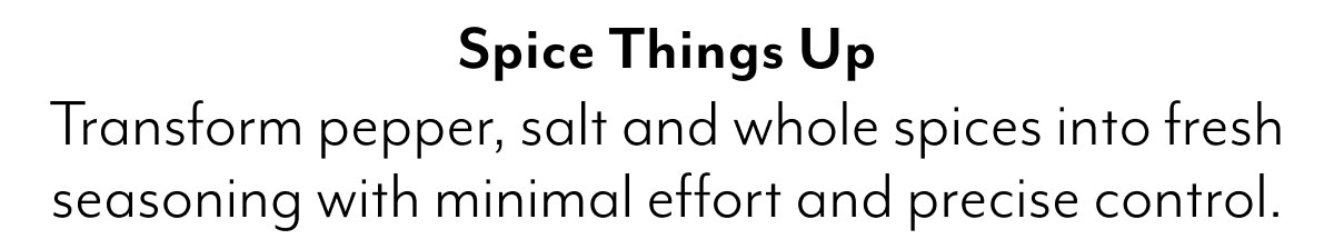 Spice Things Up