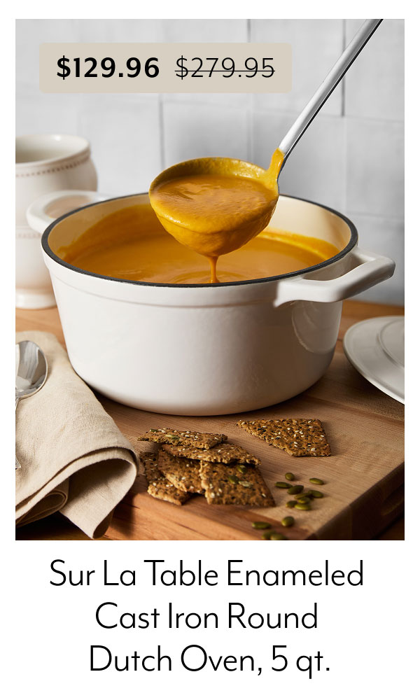 Sur La Table Enameled Cast Iron Round Dutch Oven, 5 qt.