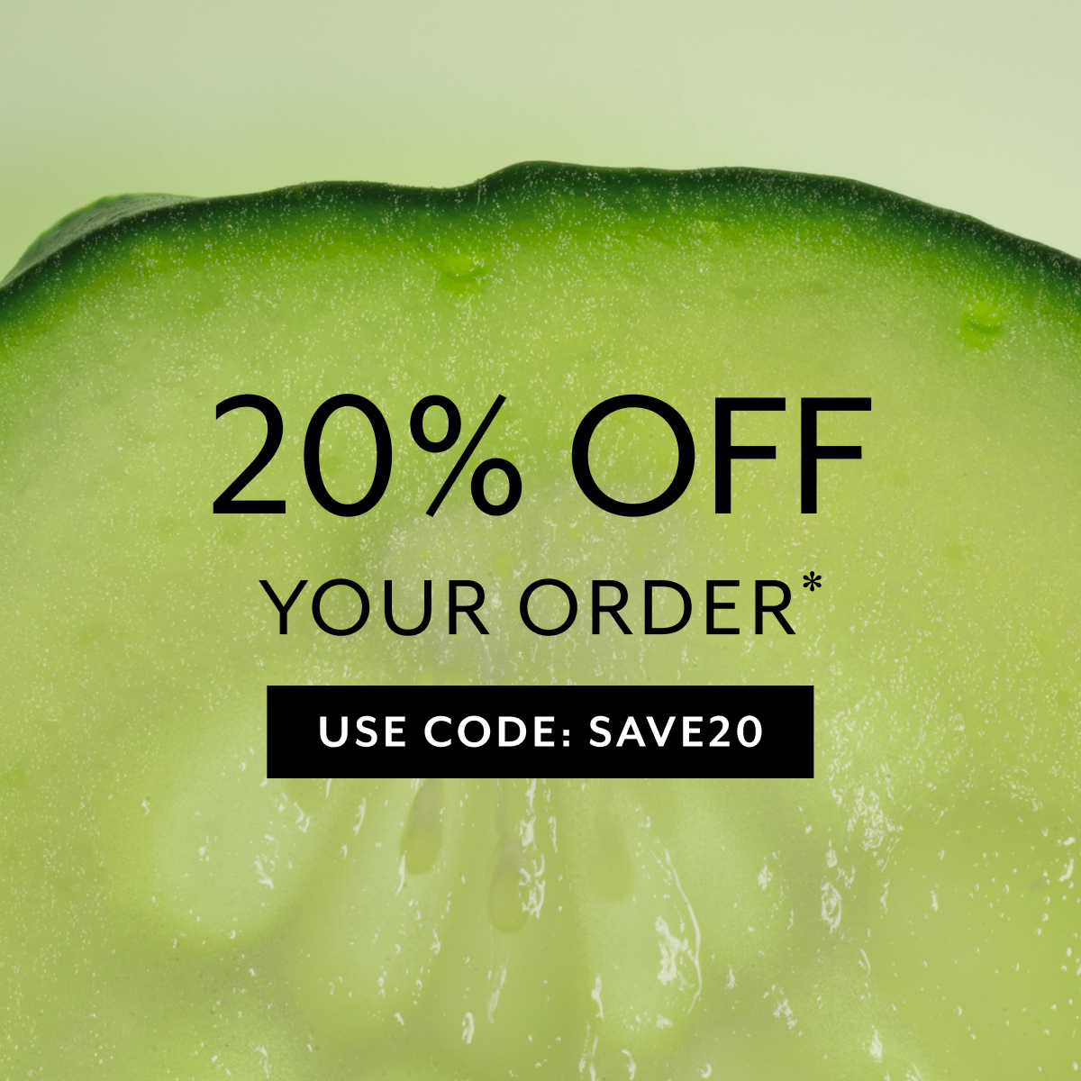 20 percent off purchase