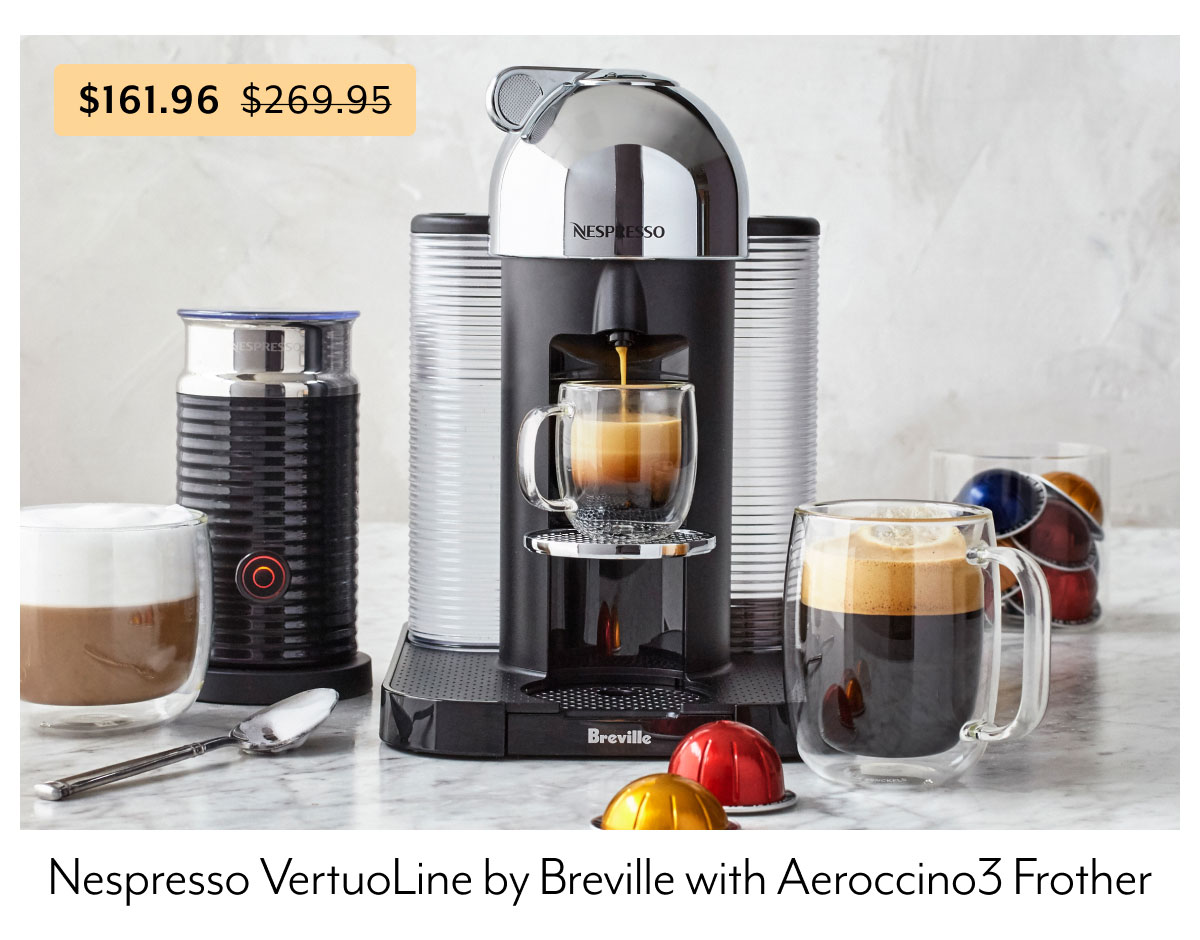 Nespresso VertuoLine by Breville with Aeroccino3 Frother