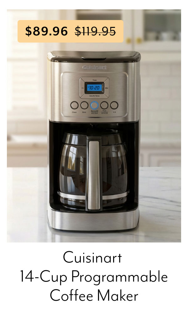 Cuisinart 14-Cup Programmable Coffee Maker