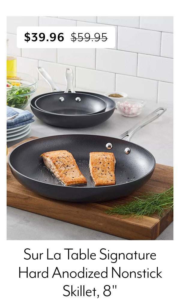 Sur La Table Signature Hard Anodized Nonstick Skillet