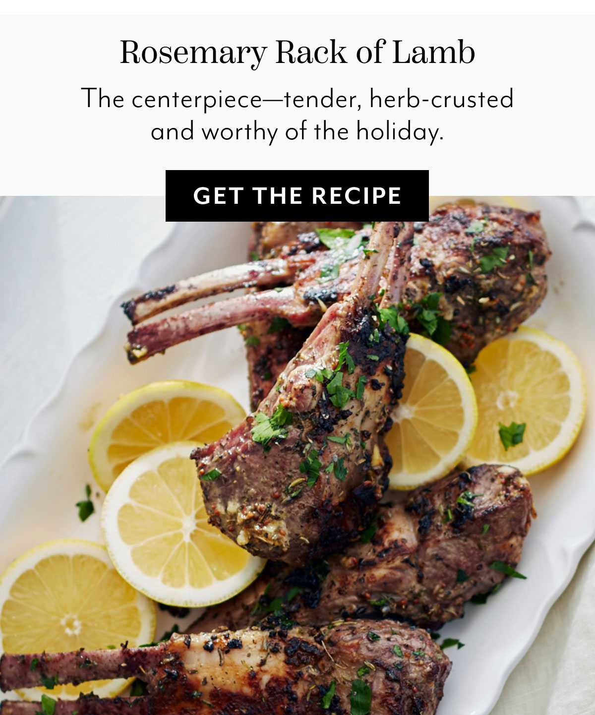 Rosemary Rack of Lamb
