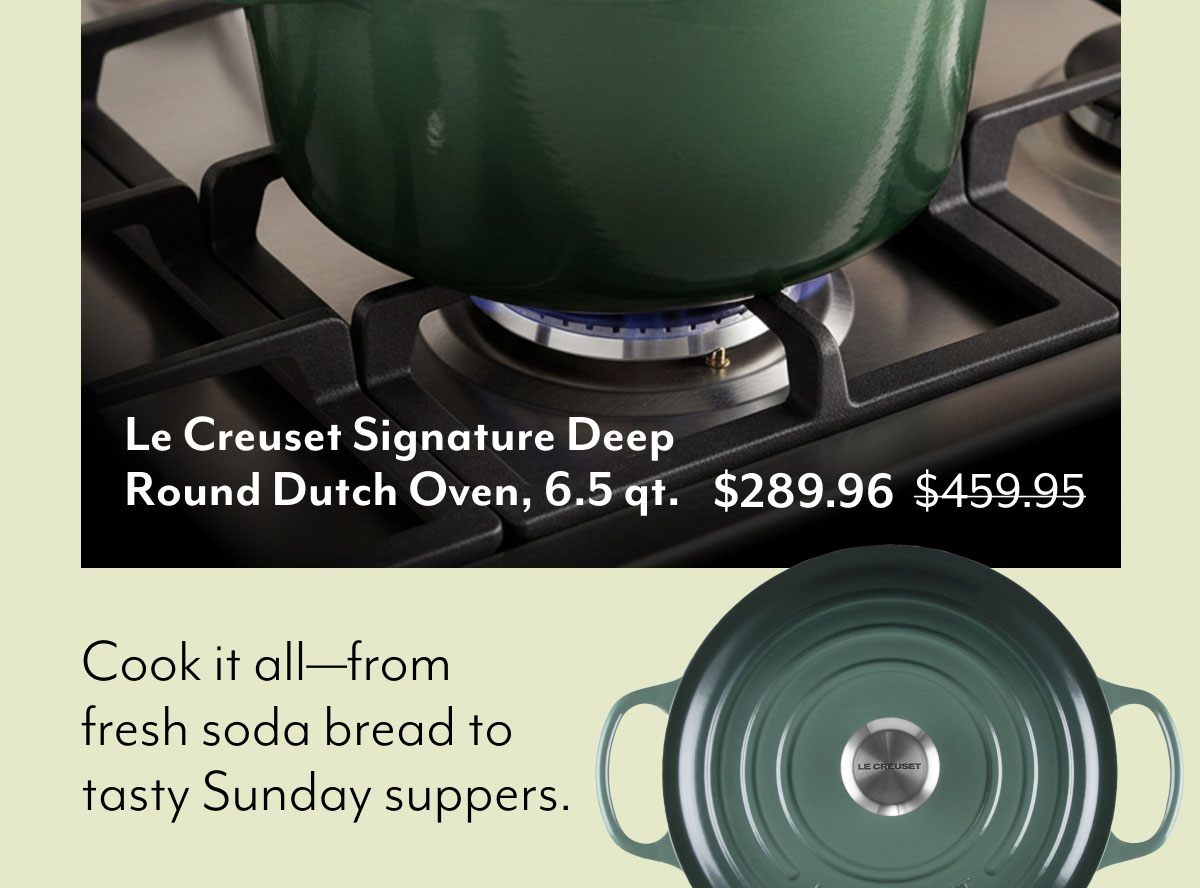 Le Creuset Signature Deep Round Dutch Oven, 6.5 qt.