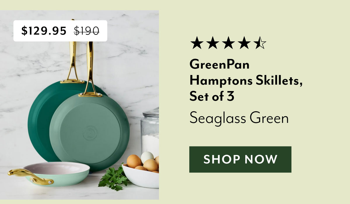 GreenPan Hamptons Skillets, Set of 3
